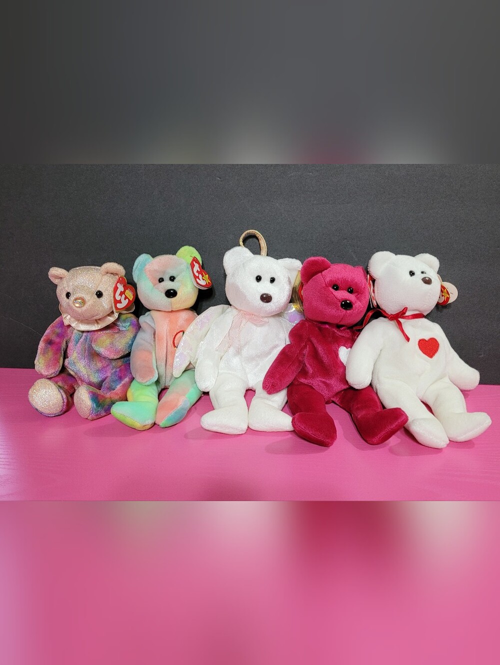 TY Beanie Babies Bears Set Of 5 See Description (1704)